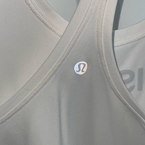 Lululemon Cool Racerback II White 2016 lW1AASS Luon Light White THIS IS Yoga 10 - Picture 9 of 9